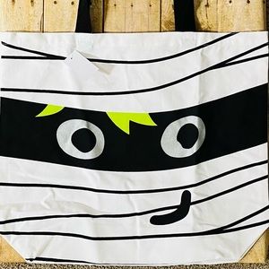Trick or Treat Reusable Cloth Mummy Halloween Tote
